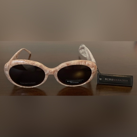 BCBGMAXAZRIA Overt Sunglasses in Blush Marble main image 2